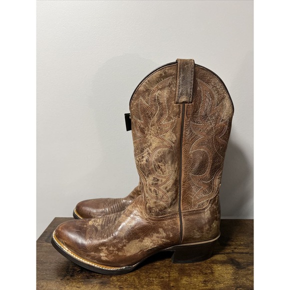 NEW Cody James Larsen Western Boots Medium Toe ~ Distressed Brown Men's Sz 9D - Picture 6 of 12